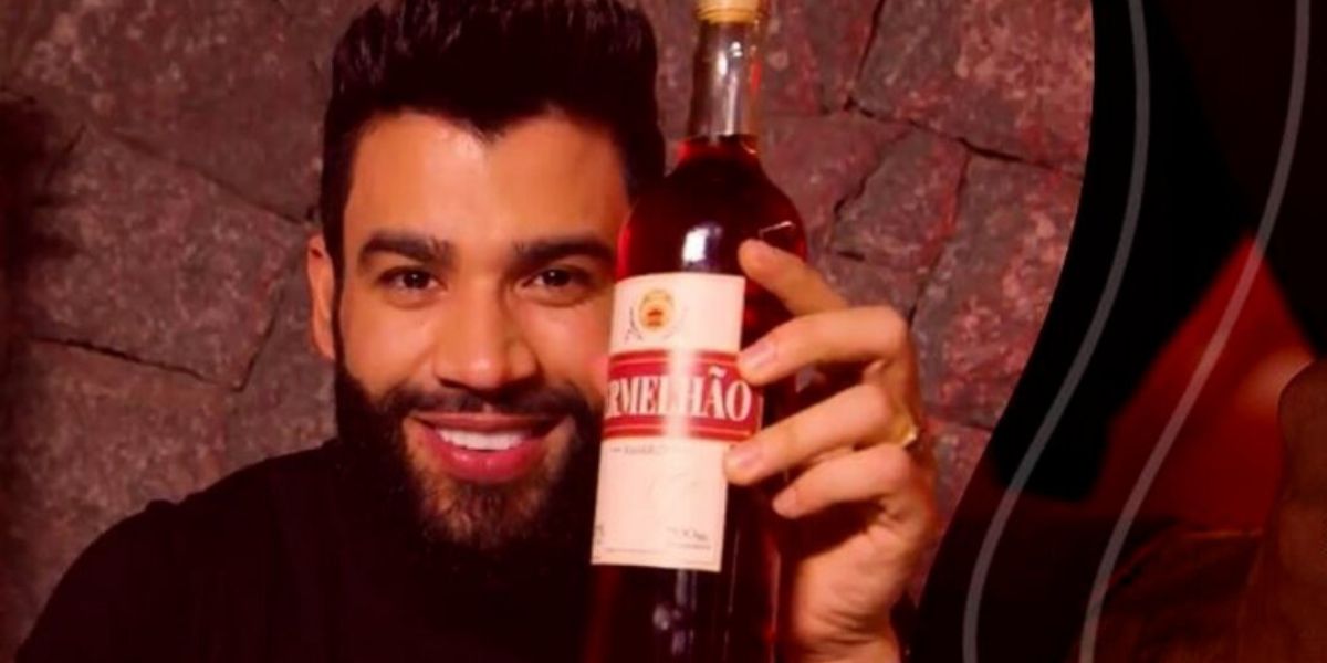 Gusttavo Lima tem uma marca de bebidas (Foto: Reprodução/ Internet)