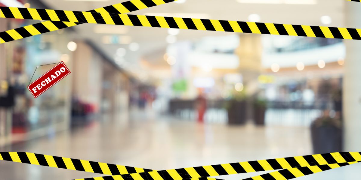 Imagem de shopping desfocada - Foto Reprodução Internet