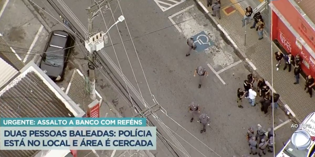 Unidade do Itaú (Foto: Balanço Geral da Record)