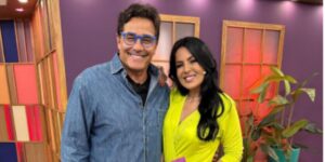 Luciano Szafir se emociona e fala à Gardênia Cavalcanti porque se tornou um exemplo de resiliência e fé
