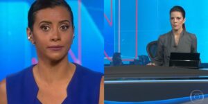 O choro copioso de duas âncoras do JN ao perderem o chão na Globo e interromperem jornal ao vivo: “Desculpa”