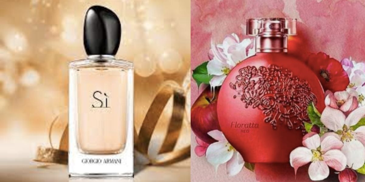 Sí, da Giorgio Armani, e Florata do Boticário (Fotos: Reproduções / Internet) 