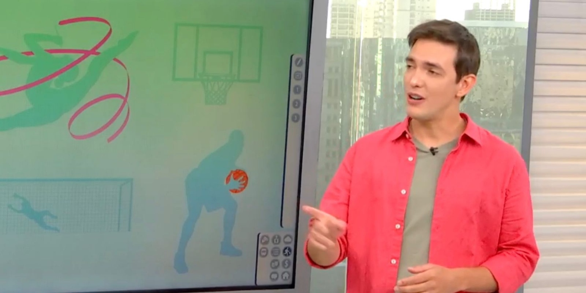 Alessandro Jodar é repórter de Esportes (Foto: Reprodução/TV Globo) Alessandro Jodar é repórter de Esportes (Foto: Reprodução/TV Globo)