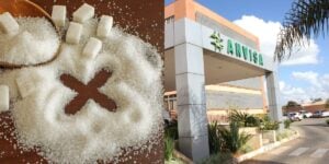 Marca de açúcar retirada das prateleiras pela Anvisa (Reprodução: Montagem TV Foco)