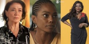 Bebel, Olívia e Maria Navalha em cenas de Fuzuê (Foto: Reprodução / Globo / Montagem TV Foco)