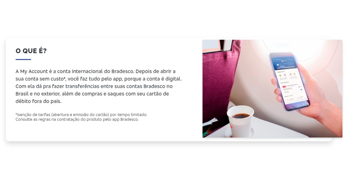 Comunicado do Bradesco sobre o My Account (Reprodução: Internet)