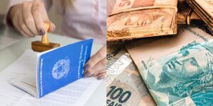 Trabalhadores de carteira assinada podem sacar até R$1,3 mil (Reprodução: Montagem TV Foco)