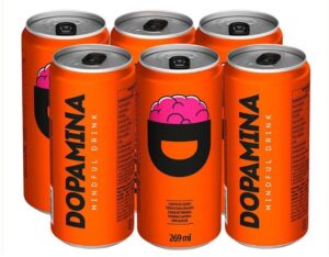 A bebida energética Dopamina teve sua fabricação, distribuição e venda proibidas pela Anvisa nesta segunda-feira (Foto: Reprodução / Dopamina)