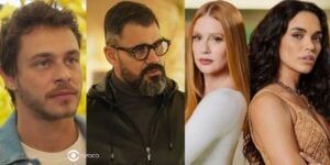 Francisco, Pascoal, Preciosa e Luna em Fuzuê (Foto: Reprodução / Globo / Montagem TV Foco)