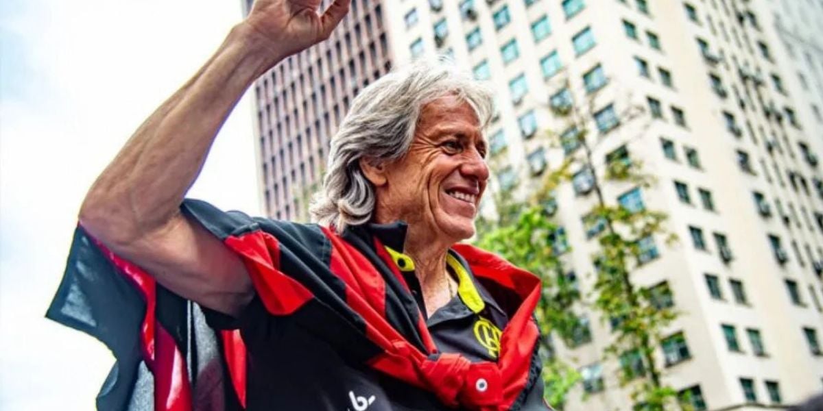 Jorge Jesus na época do Flamengo - (Foto: Internet)