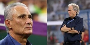 Tite e Jorge Jesus - Montagem Tv Foco