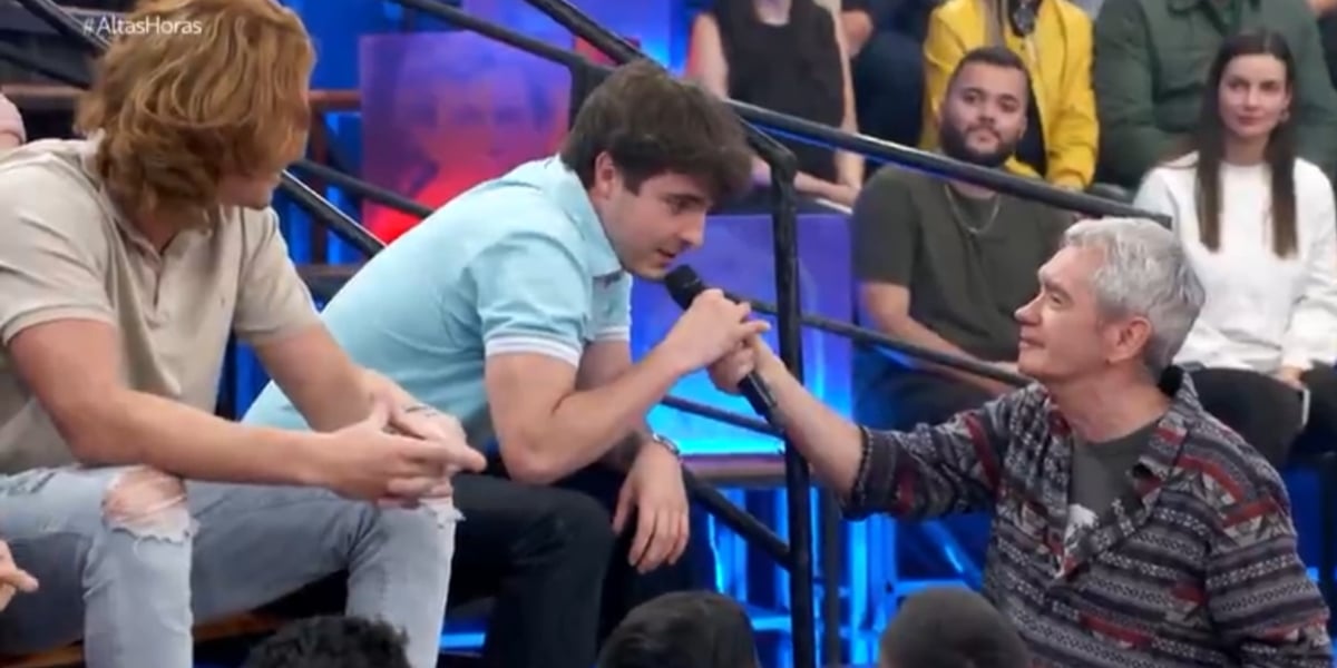 João Augusto Liberato visitou o "Altas Horas" (Foto: Reprodução/TV Globo)