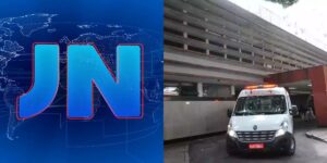 Âncora para Jornal Nacional por conta de incêndio devastador (Reprodução: Montagem TV Foco)