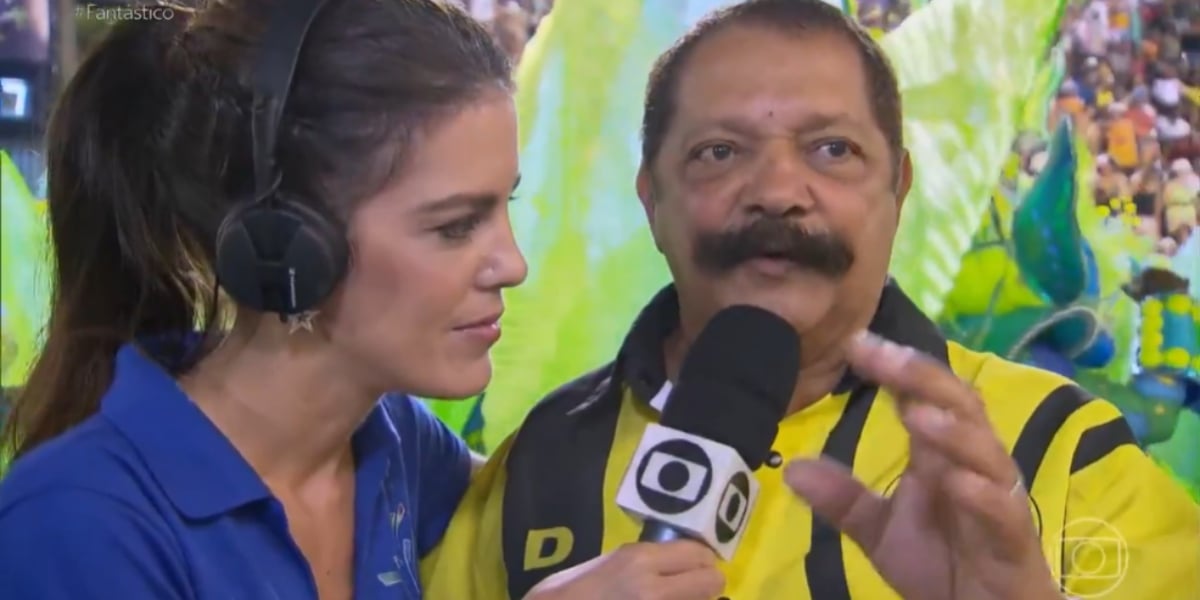 Poliana Abritta prestou homenagem a Max Lopes (Foto: Reprodução/TV Globo)