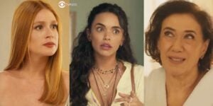 Preciosa, Luna e Bebel em cenas de Fuzuê (Foto: Reprodução / Globo / Montagem TV Foco)