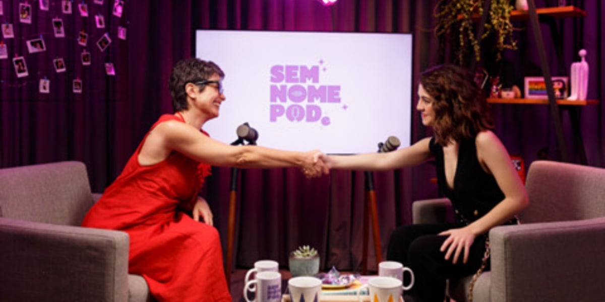Sandra Annenberg e Klara Castanho no "Sem Nome Pod" (Foto: Reprodução/Instagram)