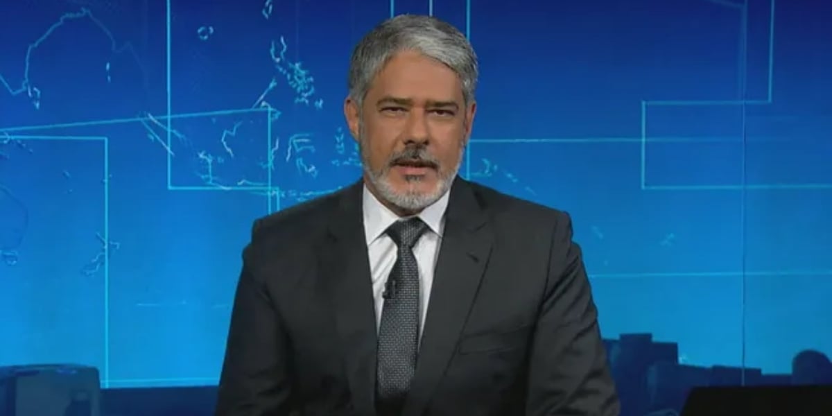 William Bonner não empolgou audiência do "Jornal Nacional" (Foto: Reprodução/TV Globo)
