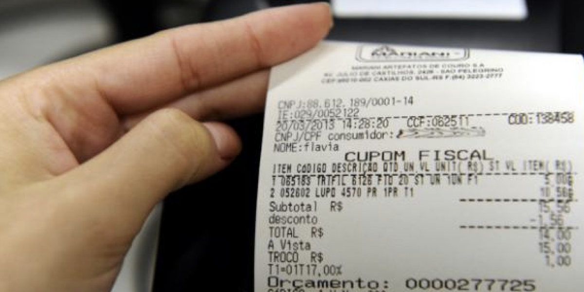 CPF na Nota (Reprodução/Internet)