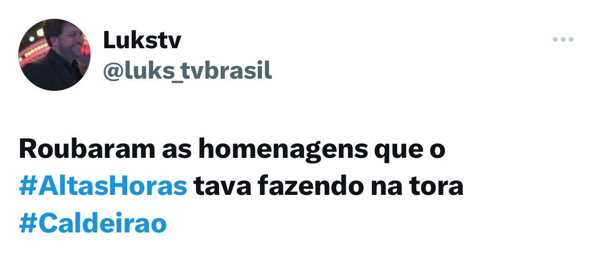 Caldeirão foi acusado de copiar o Altas Horas (Foto: Reprodução/ Internet)