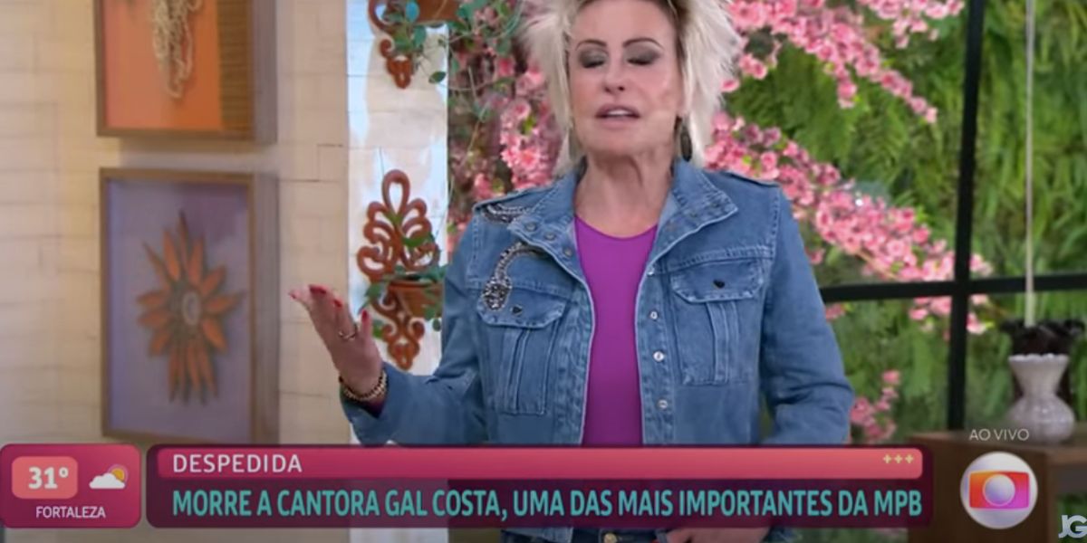 Ana Maria no Mais Você (Foto: Reprodução / Globo)