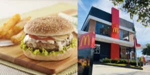 Batata, hambúrguer e unidade do McDonald's (Fotos: Reproduções / Internet)