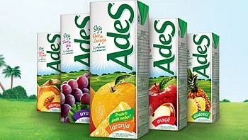 Caixas do suco Ades - Reprodução Veja Caixas do suco Ades - Reprodução Veja