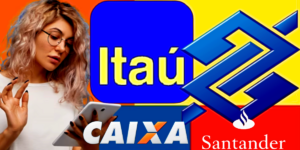 Principais bancos como; Itaú, Santander, BB, Caixa e outros irão promover fechamento GERAL nestas datas (Foto Reprodução/Montagem/Tv Foco)
