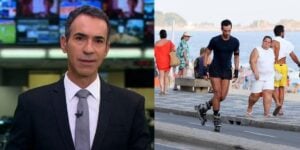César Tralli é um dos maiores jornalistas da Globo - Montagem: TVFOCO