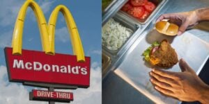 Logo do Mcdonald's e preparo do sanduíche - montagem: Tv foco