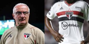 Dorival e craque do São Paulo (Foto - Montagem TV Foco)