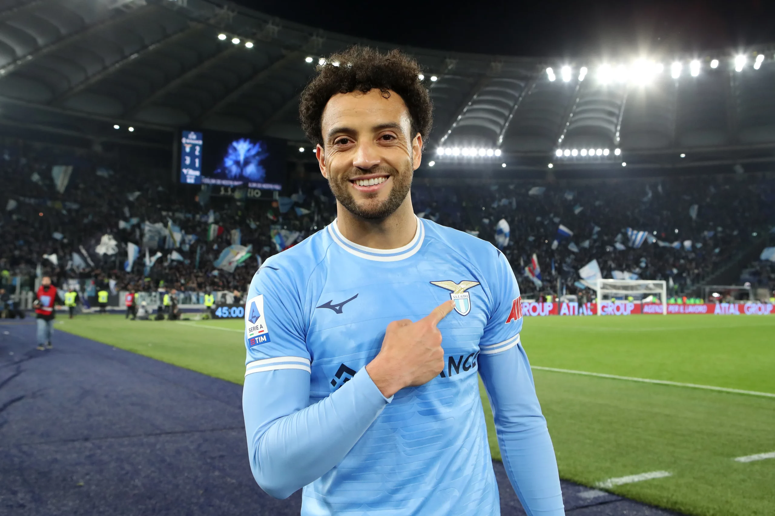 Felipe Anderson no Lazio - Foto Reprodução Internet