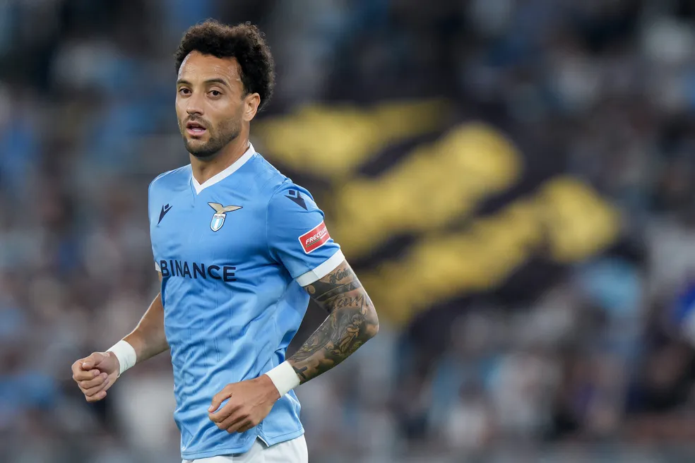 Felipe Anderson no Lazio - Foto Reprodução Internet