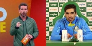 Felipe Andreoli e Abel Ferreira  (Foto - Montagem TV Foco).