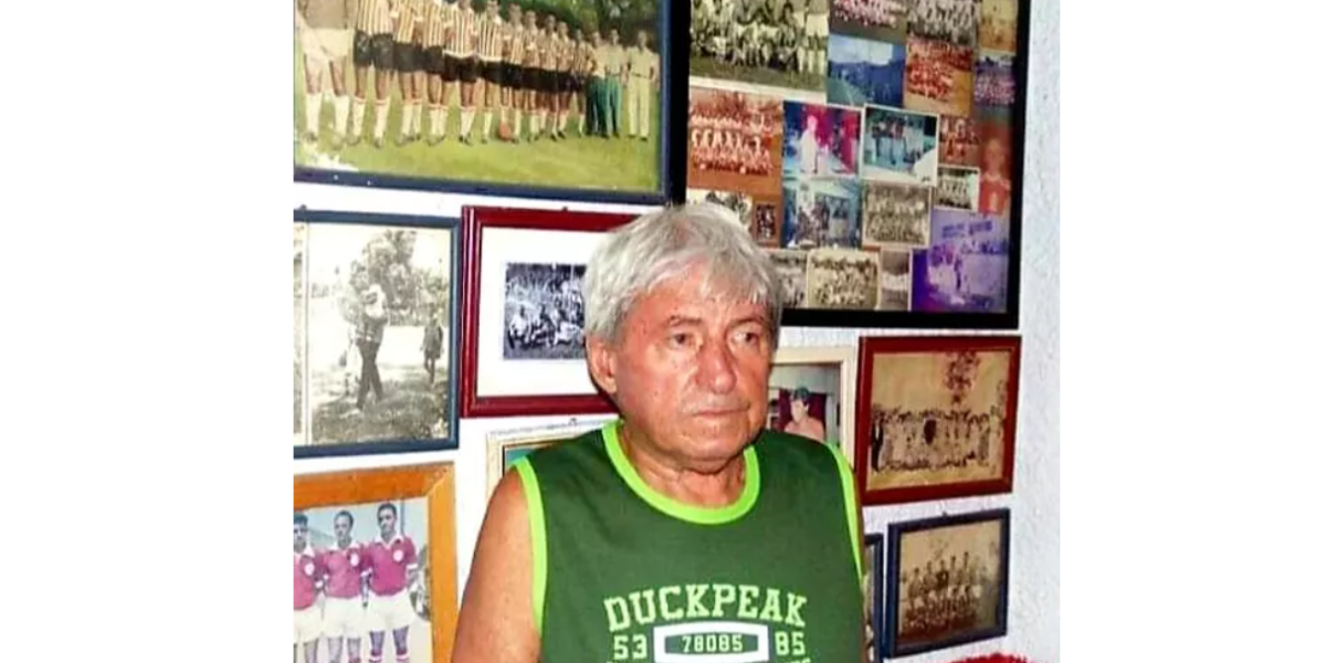 LUTO: Amilton Goulart, conhecido como "Cola", foi ex-jogador e presidente do América, de Barreiros (Foto: Internet)