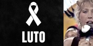 Imagem de luto e apresentadora (Foto: Reprodução / Internet / ATC)