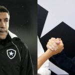 John Textor demite Bruno Lage no Botafogo (Foto - Montagem TV Foco)