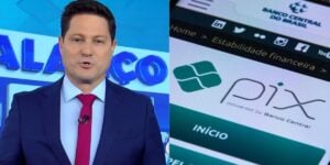 Jornal da Record é paralisado com notícia do PIX que atinge todos os bancos nesta terça (04) - Montagem: TVFOCO