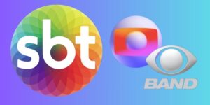 Logo do SBT, Globo e Band (Foto: Reprodução / Internet / Montagem)