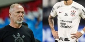 Mano Menezes e ídolo do Corinthians (Foto - Montagem TV Foco)