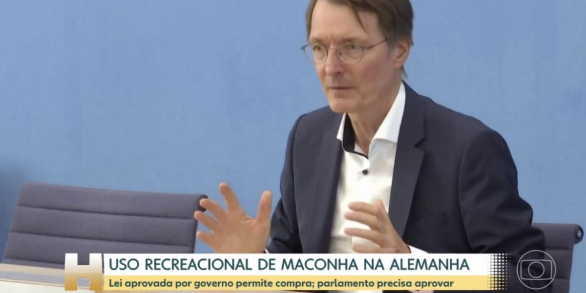 Ministro da Saúde da Alemanha (Foto: Reprodução / Jornal Hoje da Globo)