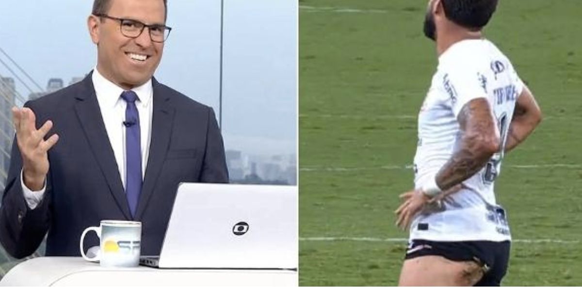 Rodrigo Bocardi no Bom Dia São Paulo e Yuri Alberto (Foto: Reprodução / Globo)