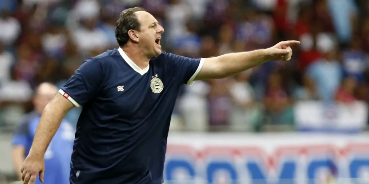 Rogério Ceni comandando o Bahia na beira do campo - Foto | Divulgação: Bahia 