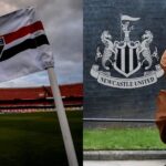 São Paulo e Newcastle (Reprodução - Internet)