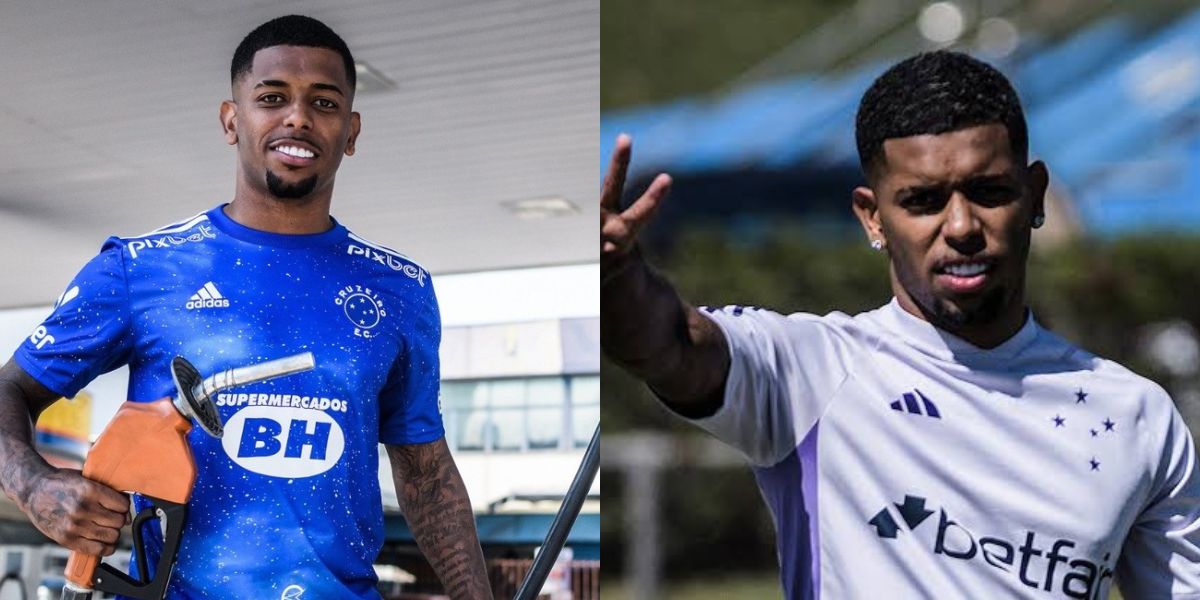 Wesley Gasolina, lateral do Cruzeiro (Foto - Montagem TV Foco)