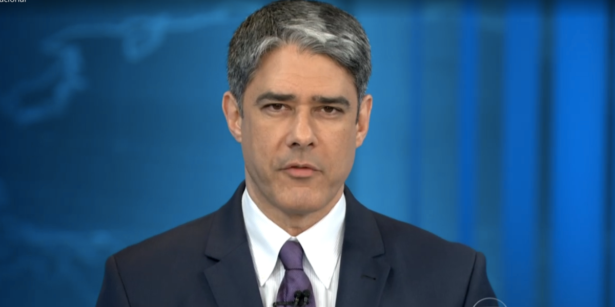 William Bonner no Jornal Nacional (Foto: Reprodução / Globo)