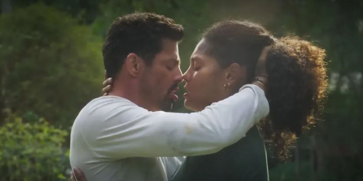 Aline e Caio em Terra e Paixão (Foto: Globo)