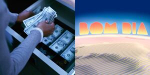 O anúncio do Bom Dia Brasil sobre falência de banco gigante (Reprodução: Montagem TV Foco)