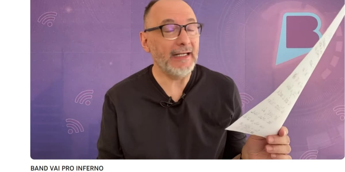 Britto Jr criticou novo contrato da Band (Foto: Reprodução/YouTube)