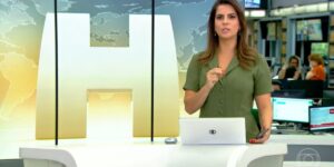 Camila Bomfim trouxe os destaques do Jornal Hoje dentro do É de Casa (Foto: Reprodução/ Internet)