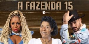 Cariúcha, Márcia Fu e Shayan estão na terceira roça de A Fazenda 15 (Foto: Reprodução / Globo / Montagem TV Foco)